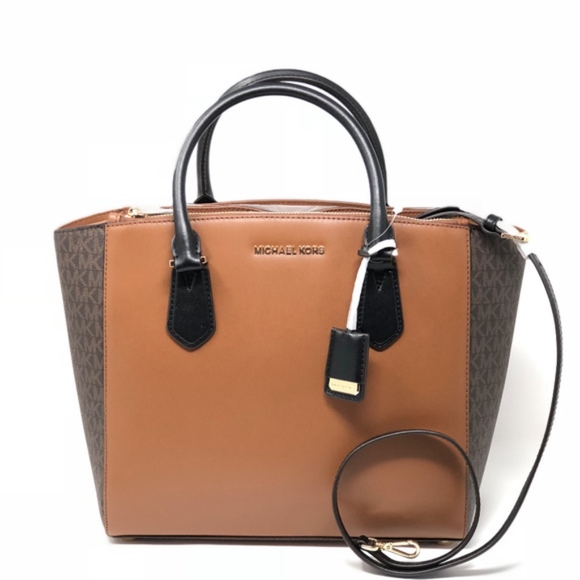 MICHAEL Michael Kors Handbags - Michael Kors Luggage Large Tote Brown Satchel